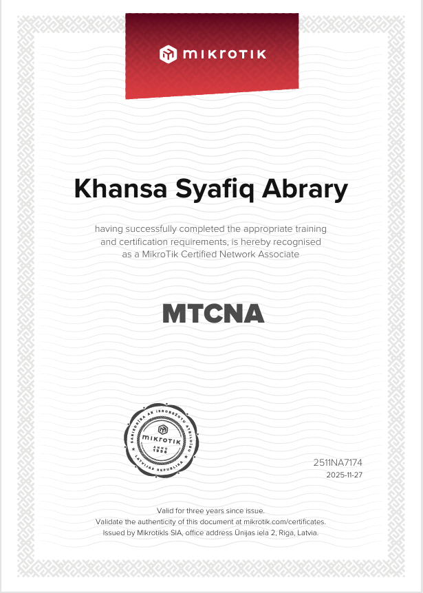 Professional Certificate I