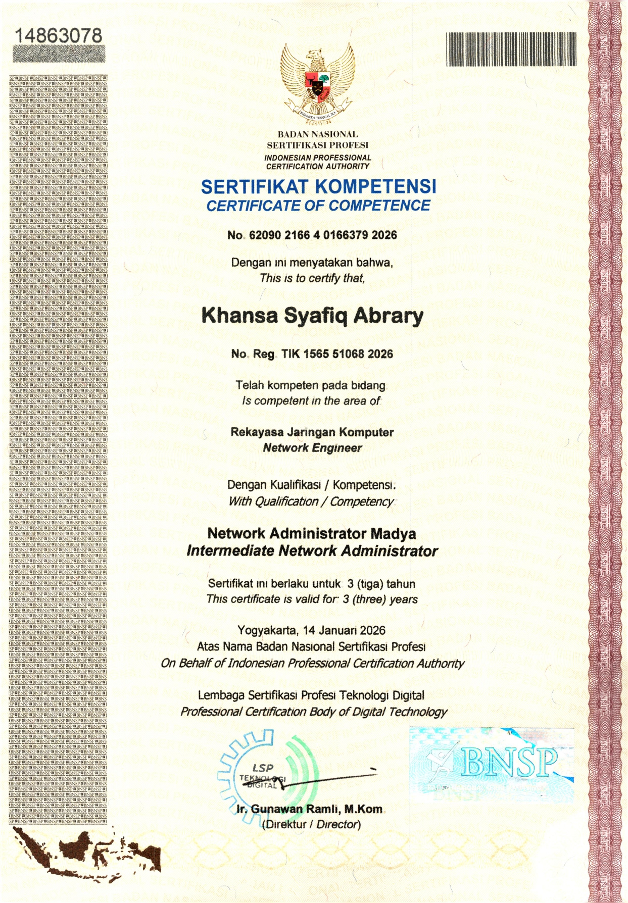 Professional Certificate II